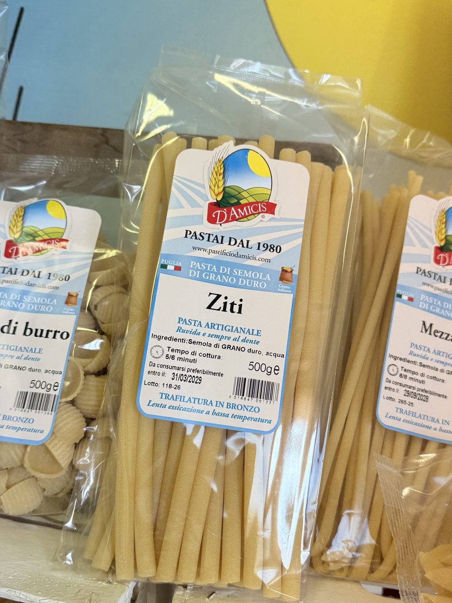 Ziti von D’Amicis in der Tüte