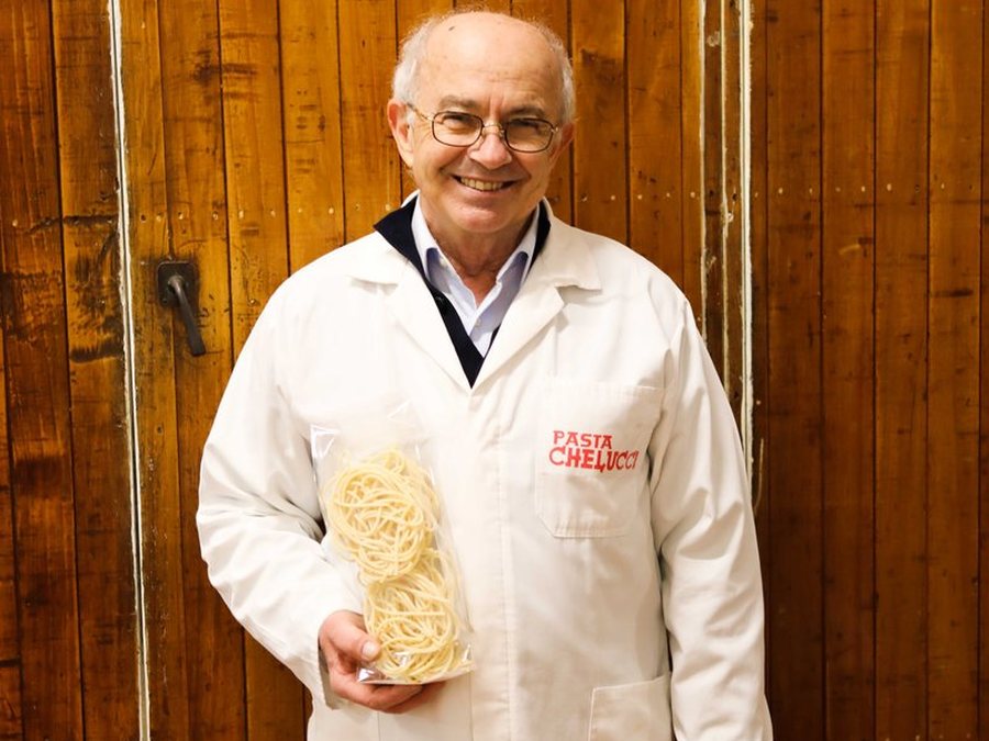Giuseppe Chelucci, Pastificio Chelucci in Piteccio bei Pistoia