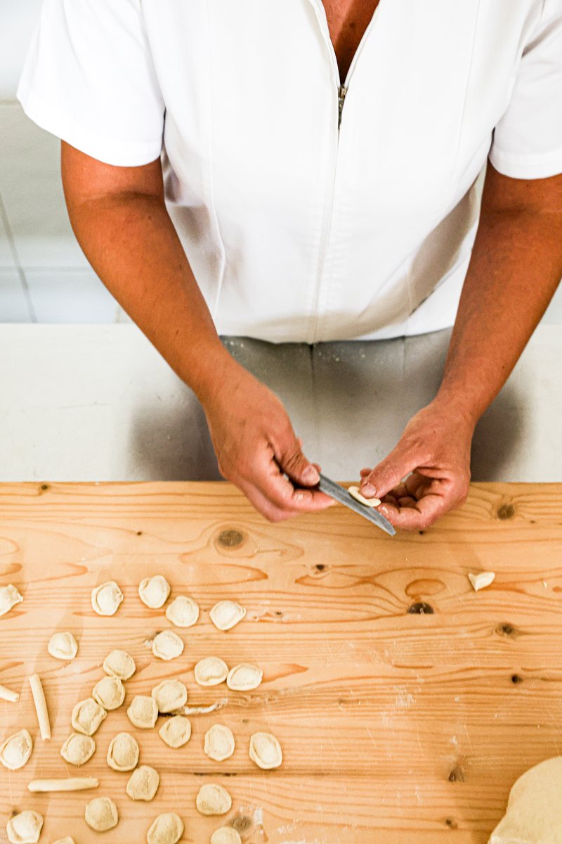 Cavatelli entstehen unter den Fingern